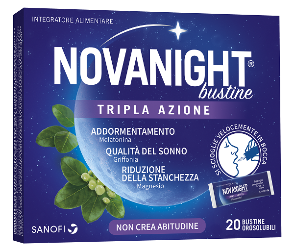 NOVANIGHT 20 BUSTINE TRIPLA AZIONE - Angeli Pharm
