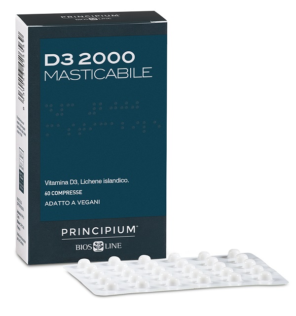PRINCIPIUM D3 2000 MASTICABILE 60 COMPRESSE - Angeli Pharm