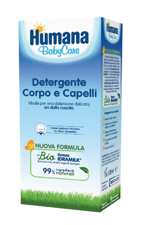 HUMANA BABY CARE DETERGENTE CORPO&CAPELLI 300 ML - Angeli Pharm