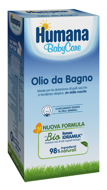 HUMANA BABY CARE OLIO DA BAGNO 200 ML - Angeli Pharm