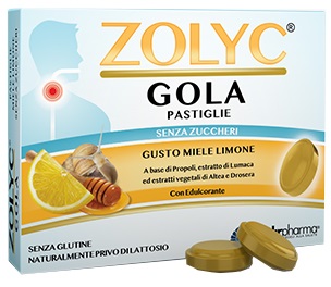 ZOLYC GOLA MIELE/LIMONE SENZA ZUCCHERI 36 PASTIGLIE - Angeli Pharm