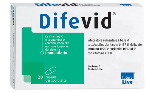 DIFEVID 20 CAPSULE GASTROPROTETTE - Angeli Pharm