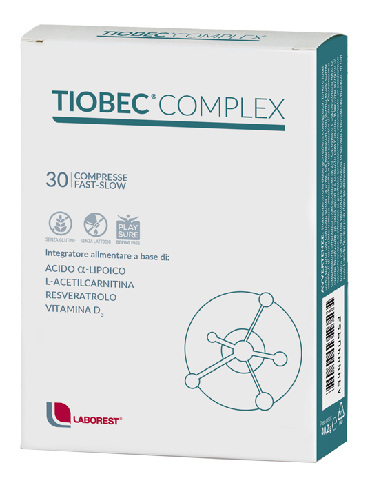 TIOBEC COMPLEX 30 COMPRESSE FAST SLOW - Angeli Pharm