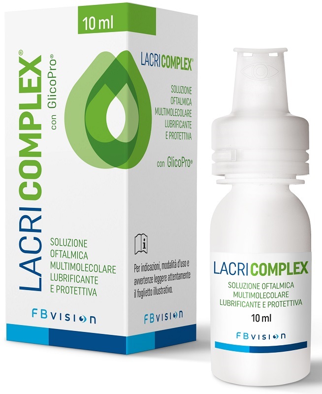 LACRICOMPLEX SOLUZIONE OFTALMICA MULTIMOLECOLARE LUBRIFICANTE PROTETTIVA 10 ML - Angeli Pharm