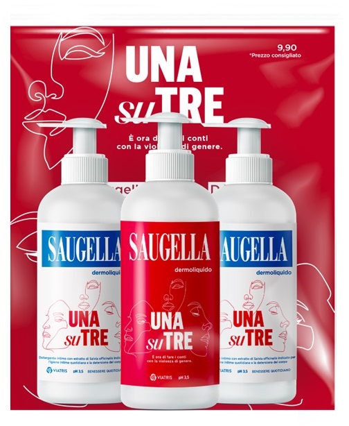 SAUGELLA 1 SU 3 BUNDLE DERMOLIQUIDO 3 X 200 ML - Angeli Pharm