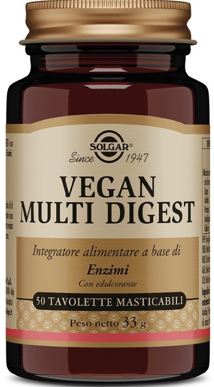 VEGAN MULTI DIGEST 50 TAVOLETTE MASTICABILI - Angeli Pharm