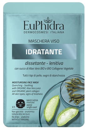 EUPHIDRA MASCHERA VISO IDRATANTE 1 PEZZO - Angeli Pharm