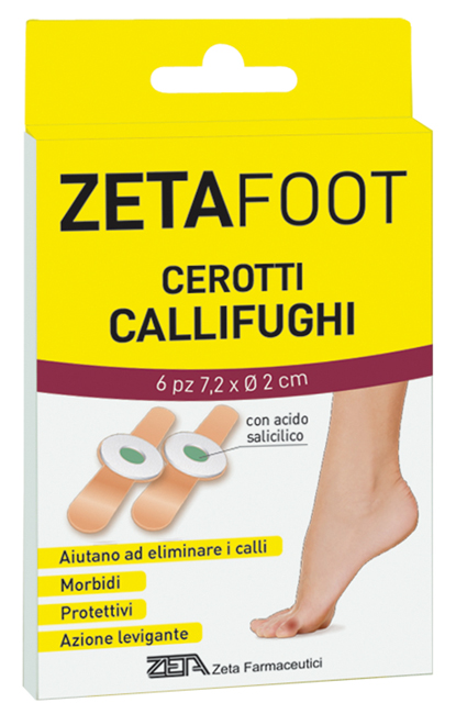ZETAFOOT CEROTTO CALLIFUGO DISCHETTO CENTRALE 6 PEZZI - Angeli Pharm