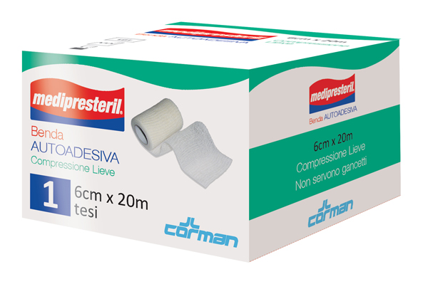 MEDIPRESTERIL BENDA AUTOADESIVA 6X2000 CM 1 PEZZO - Angeli Pharm