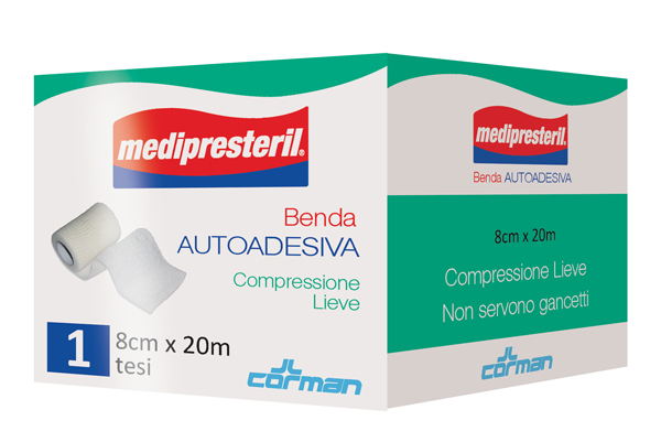 MEDIPRESTERIL BENDA AUTOADESIVA 8X2000 CM 1 PEZZO - Angeli Pharm