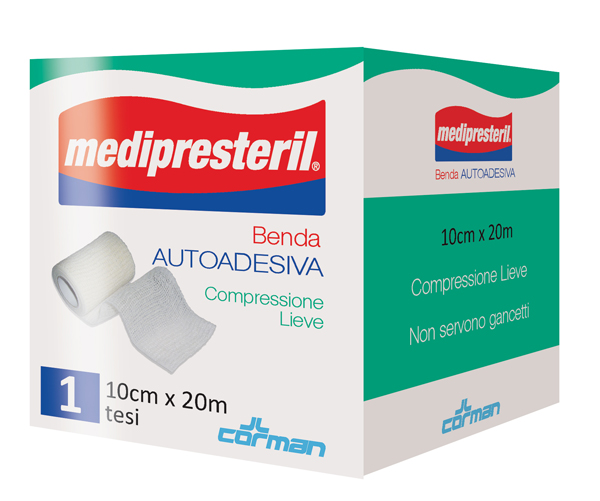 MEDIPRESTERIL BENDA AUTOADESIVA 10X2000 CM 1 PEZZO - Angeli Pharm
