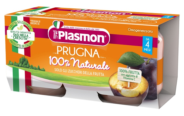 PLASMON OMOGENEIZZATO PRUGNA 2 X 80 G - Angeli Pharm
