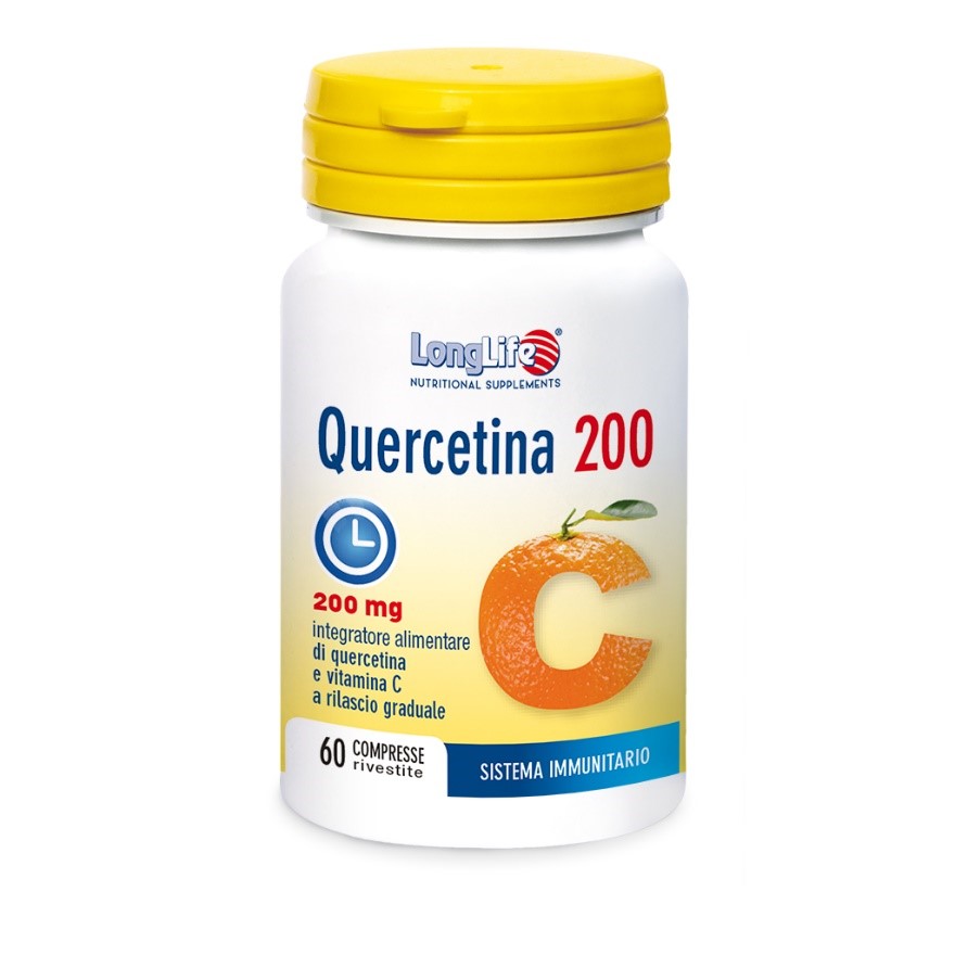 LONGLIFE QUERCETINA 200 60 COMPRESSE RIVESTITE - Angeli Pharm