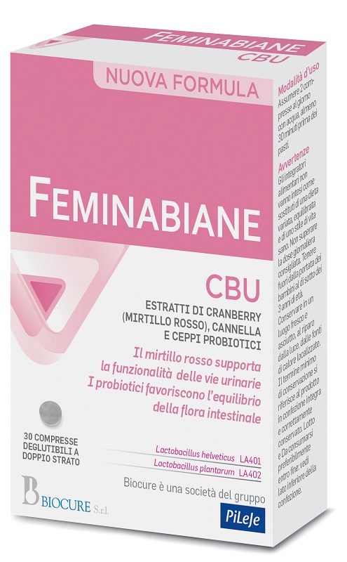 FEMINABIANE CBU 30 COMPRESSE - Angeli Pharm