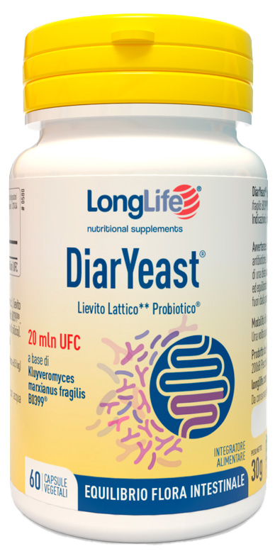 LONGLIFE DIARYEAST 60 CAPSULE VEGETALI - Angeli Pharm