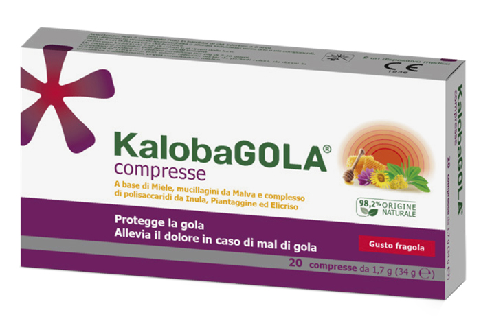 KALOBAGOLA 20 COMPRESSE FRAGOLA - Angeli Pharm