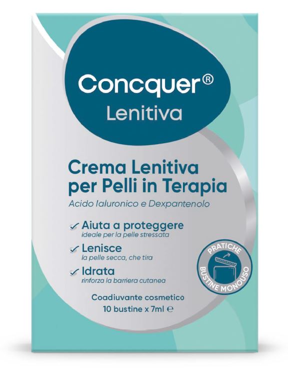 CONCQUER CREMA LENITIVA 10 BUSTINE DA 7 ML - Angeli Pharm