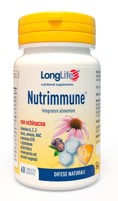 LONGLIFE NUTRIMMUNE 60 TAVOLETTE RIVESTITE - Angeli Pharm