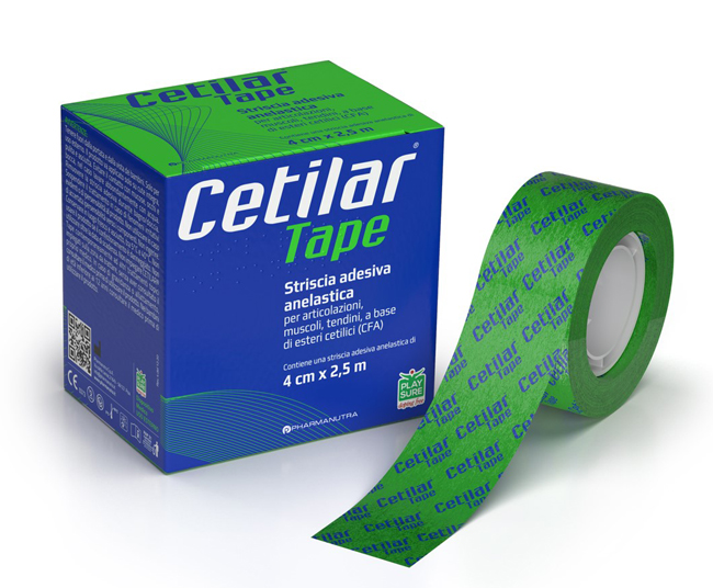 STRISCIA ADESIVA ANELASTICA CETILAR TAPE CM 4 X 2,5 M - Angeli Pharm