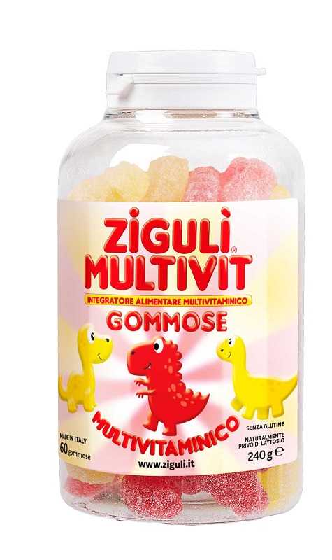 ZIGULI MULTIVIT FRAGOLA E BANANA 60 GOMMOSE - Angeli Pharm
