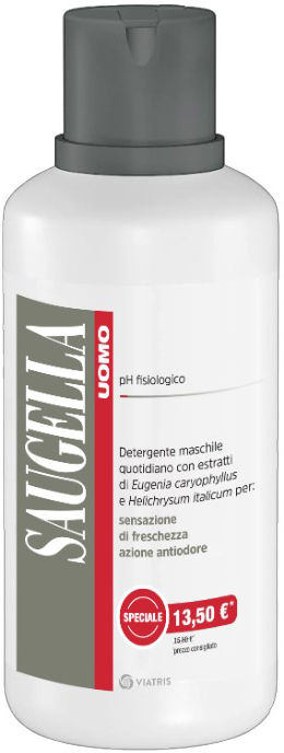 SAUGELLA UOMO DETERGENTE 500 ML TAGLIO PREZZO - Angeli Pharm
