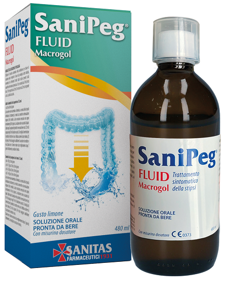 SANIPEG FLUID MACROGOL 480 ML - Angeli Pharm