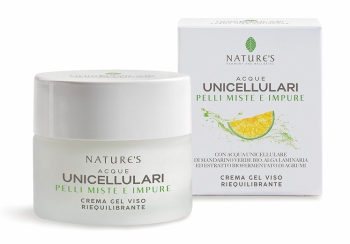 NATURE'S ACQUE UNICELLULARI CREMA GEL VISO RIEQUILIBRANTE 50 ML - Angeli Pharm