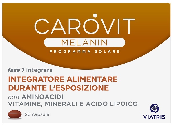 CAROVIT MELANIN PROGRAMMA SOLARE 20 CAPSULE - Angeli Pharm