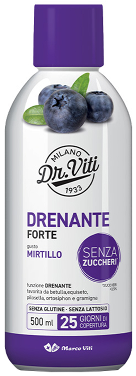 DRENANTE FORTE MIRTILLO 500 ML - Angeli Pharm
