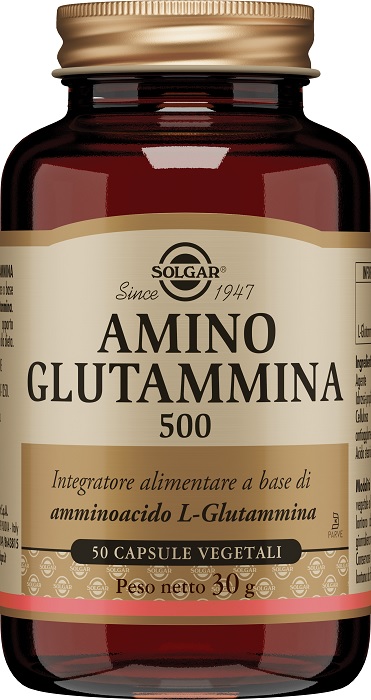 AMINO GLUTAMMINA 500 50 CAPSULE VEGETALI - Angeli Pharm