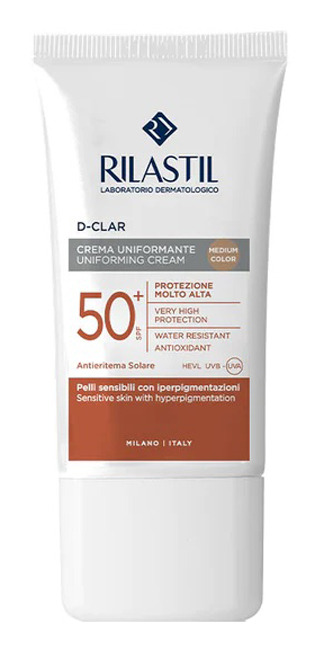 RILASTIL SUN SYSTEM D-CLAR MEDIUM SPF50+ 40 ML - Angeli Pharm