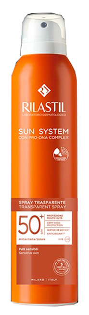 RILASTIL SUN SYSTEM TRASPARENT SPRAY SPF50+ 200 ML - Angeli Pharm