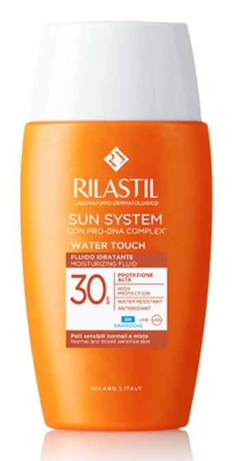 RILASTIL SUN SYSTEM WATER TOUCH FLUIDO SPF30 50 ML - Angeli Pharm