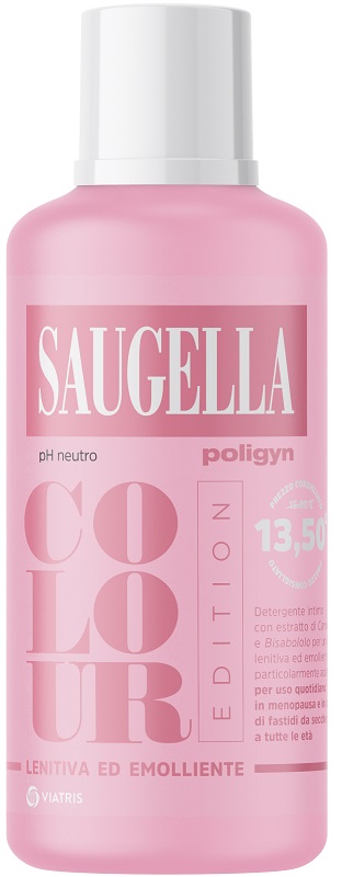 SAUGELLA POLIGYN COLOUR EDITION DETERGENTE INTIMO 500 ML - Angeli Pharm
