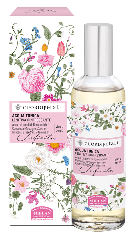 CUOR DI PETALI INFINITA ACQUA TONICA LENITIVA RINFRESCANTE 100 ML - Angeli Pharm