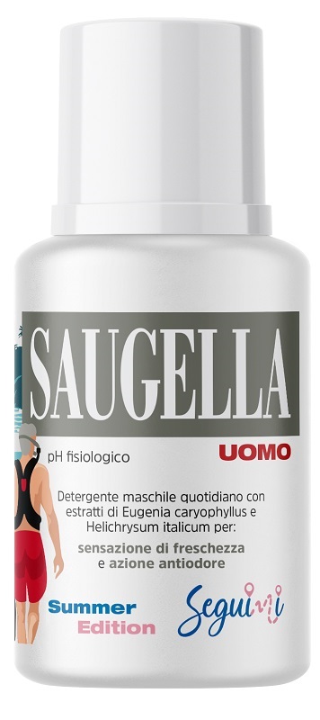 SAUGELLA UOMO PH FISIOLOGICO DETERGENTE MASCHILE QUOTIDIANO 100 ML - Angeli Pharm