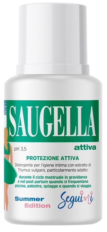 SAUGELLA ATTIVA PH 3,5 PROTEZIONE ATTIVA DETERGENTE IGIENE INTIMA 100 ML - Angeli Pharm