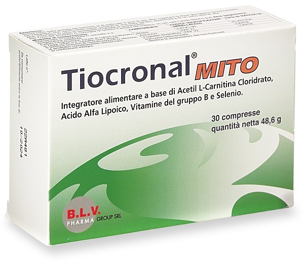 TIOCRONAL MITO 30 COMPRESSE - Angeli Pharm