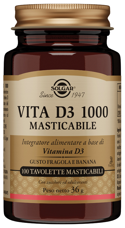 VITA D3 1000 100 TAVOLETTE MASTICABILI - Angeli Pharm