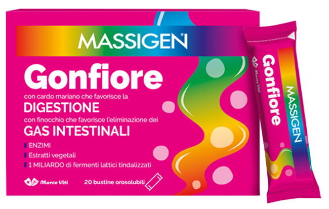 MASSIGEN GONFIORE 20 STICK PACK - Angeli Pharm