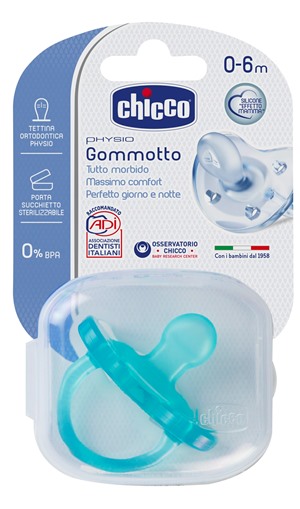CHICCO GOMMOTTO IN SILICONE BOY 0-6 MESI 1 PEZZO - Angeli Pharm