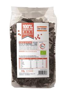 FUSILLI DI LENTICCHIE NERE BIO 250 G - Angeli Pharm