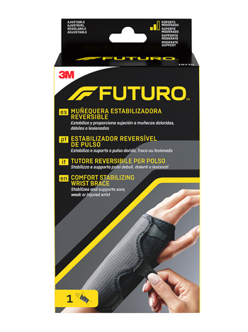 TUTORE PER POLSO REVERSIBILE FUTURO NERO 1 PEZZO - Angeli Pharm