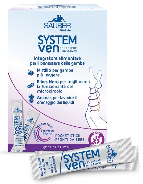 SAUBER SYSTEM VEN 30 STICK 10 ML - Angeli Pharm