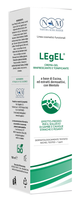 LEGEL CREMA-GEL RIFRESCANTE E TONIFICANTE PER GAMBE 150 ML - Angeli Pharm