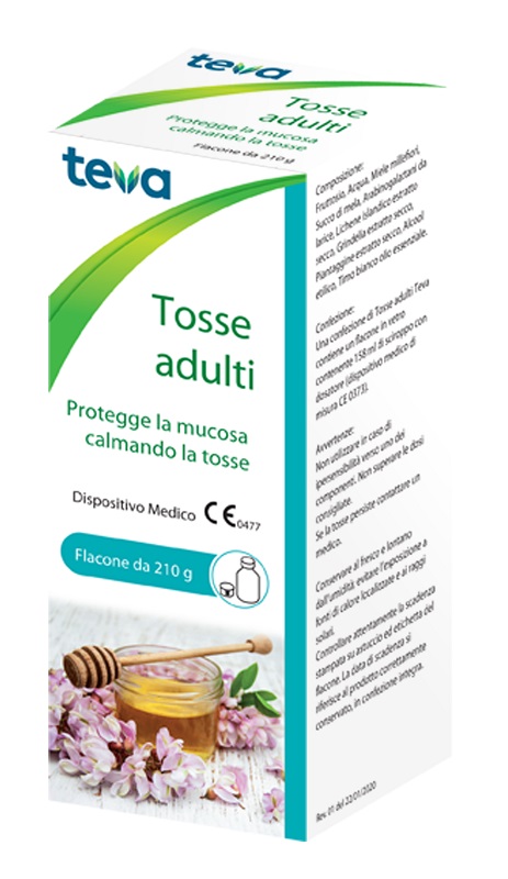 TOSSE ADULTI TEVA SCIROPPO 210 G - Angeli Pharm