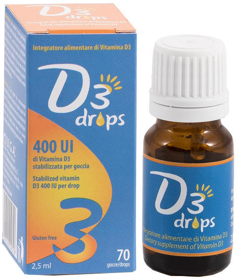 D3 DROPS 400 UI FLACONCINO 2,5 ML - Angeli Pharm