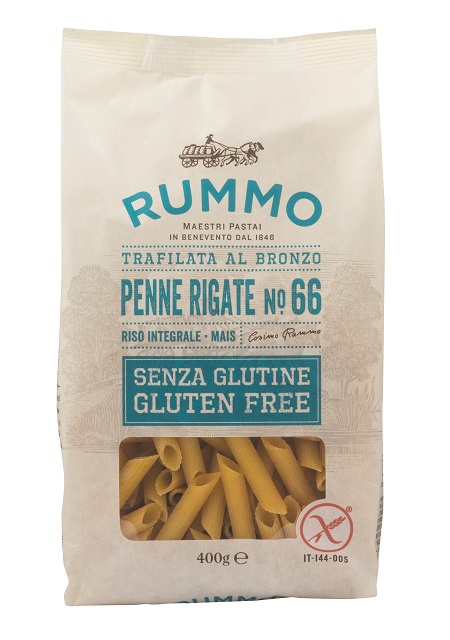 RUMMO PENNE RIGATE N66 DI RISO INTEGRALE E MAIS 400 G - Angeli Pharm