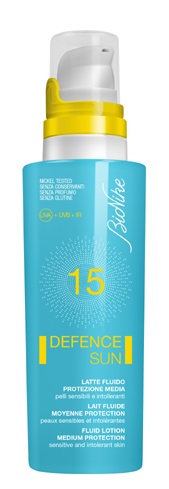 DEFENCE SUN 15 LATTE FLUIDO PROTEZIONE MEDIA 125 ML - Angeli Pharm