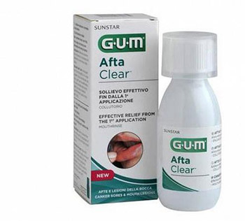 GUM AFTACLEAR RINSE 120 ML COLLUTORIO - Angeli Pharm